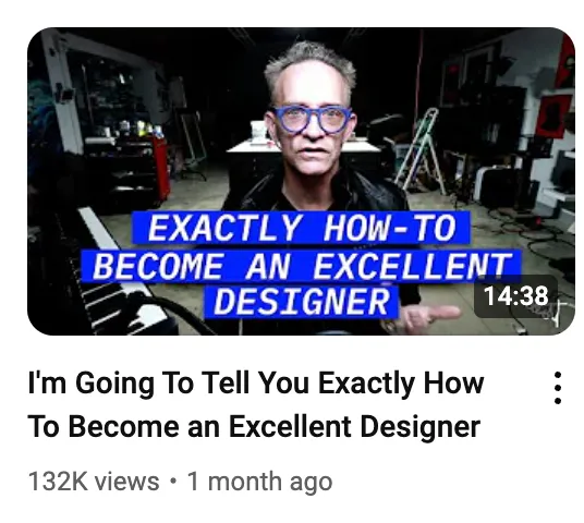 I'm Going To Tell You Exactly How To Become an Excellent Designer